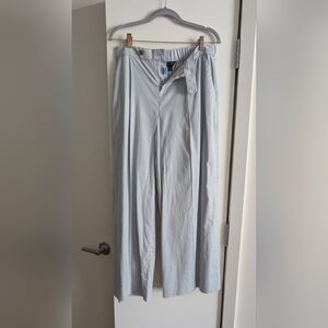 Banana Republic wide leg, high rise, linen cotton trousers, size 2